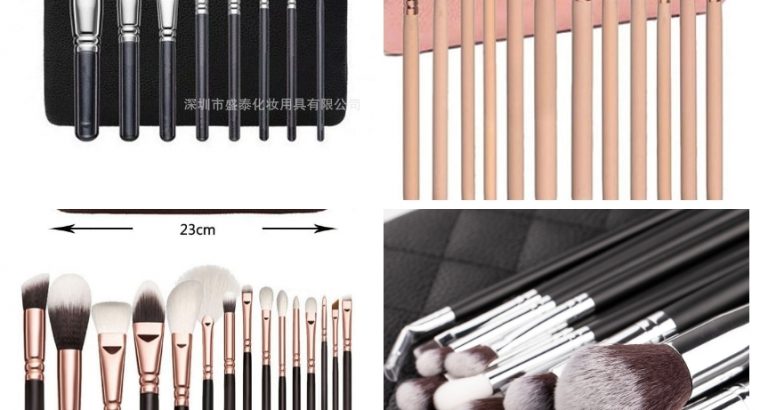 Makeup brush set of 15pcs.