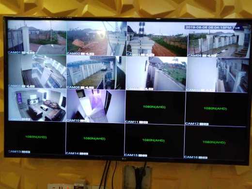 remote view CCTV camera installation
