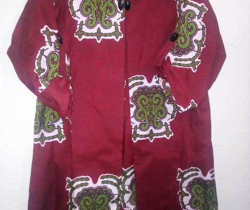 Ankara kimono jacket