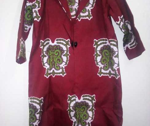 Ankara kimono jacket