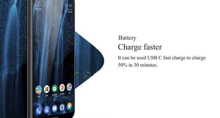 NokiaNokia X6 5.8-Inch 19:9 FHD Mobile Phone (6GB RAM, 64GB ROM) Android 8.1 4G LTE Smartphone-Blac