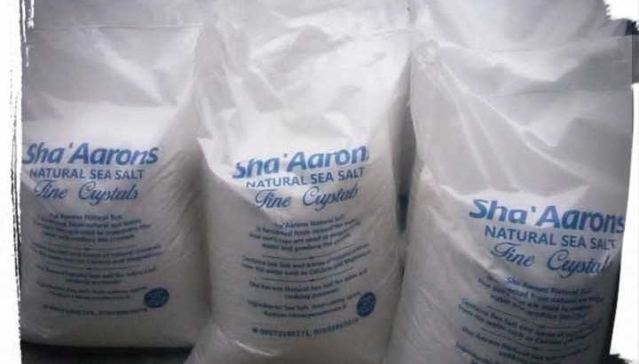 Natural Pure Sea Salt Available At Sha’Aaron Stores