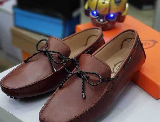 leather loafers