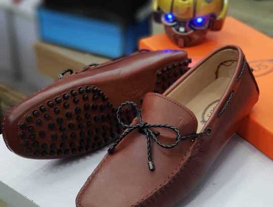 leather loafers