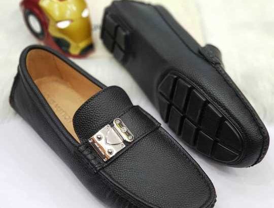 leather loafers