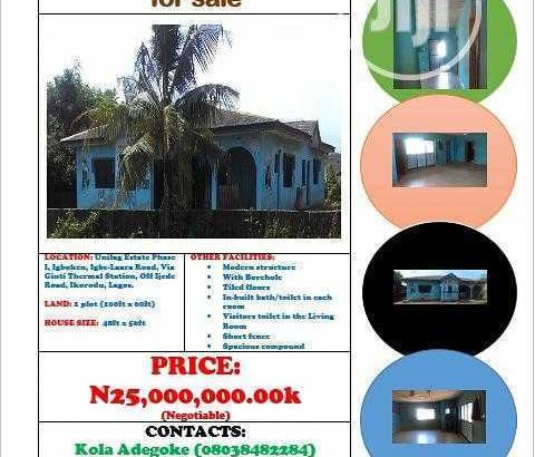 FOR SALE: A MODERN STRUCTURE 5-BEDROOM BUNGALOW