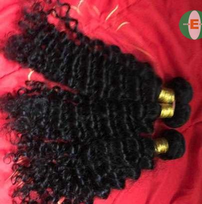HUMAN HAIR WEAVON 300G(DDOUBLE DRUM)