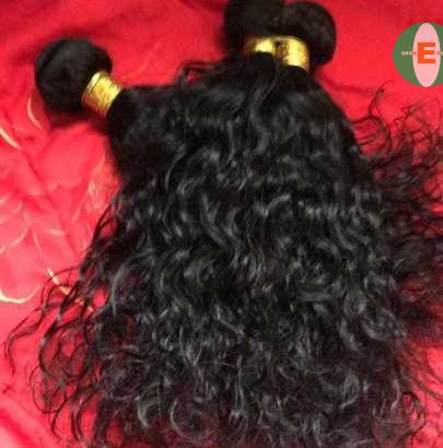 HUMAN HAIR WEAVON 300G(DDOUBLE DRUM)