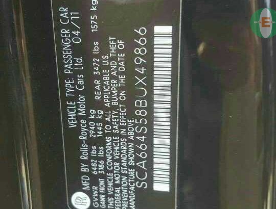 Rolls Royce Phantom 2012