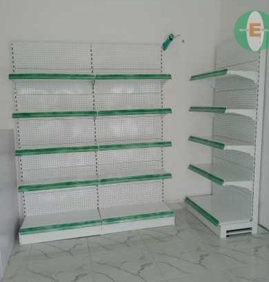 Supermarket shelves