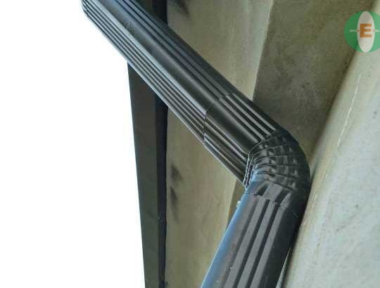 aluminum roof gutter and PVC roof gutter