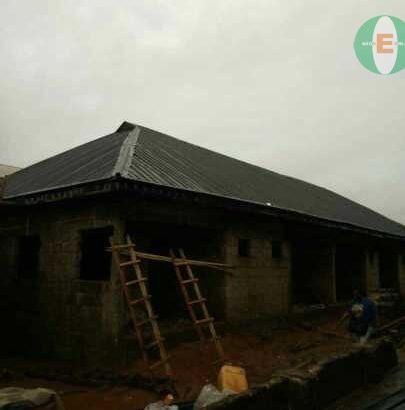 Aluminum longspan 0.45mm thickness done in Benin